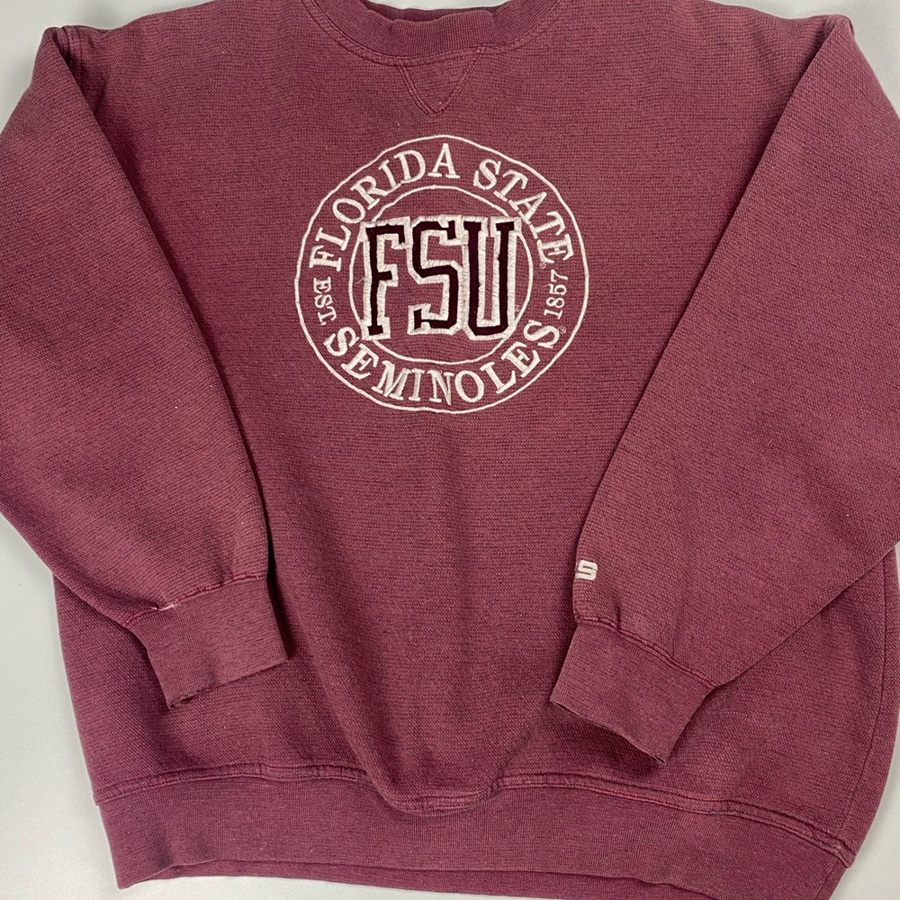 FSU Seminoles Maroon Crew Neck Sweater